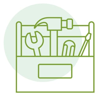 an icon of a toolbox to represent construction data-image=